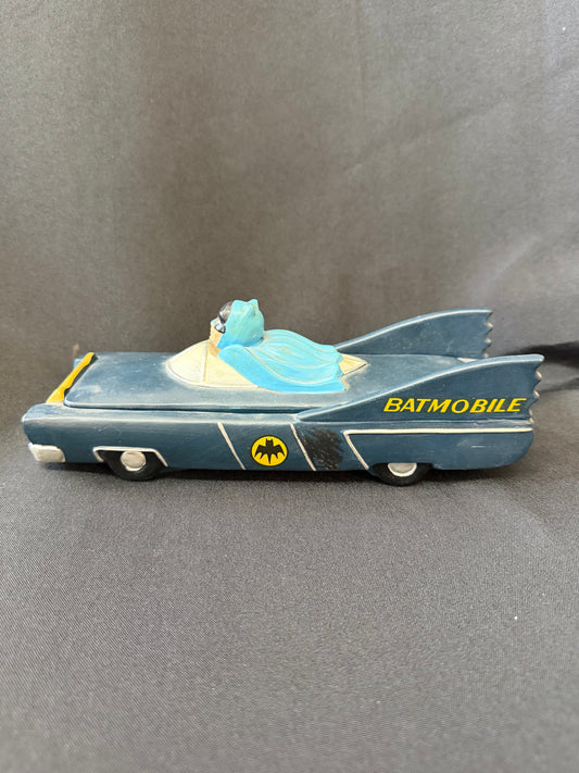 Rare Vintage 1966 Batman Batmobile Candy Dish — 1958 Comic Version, Made in Japan