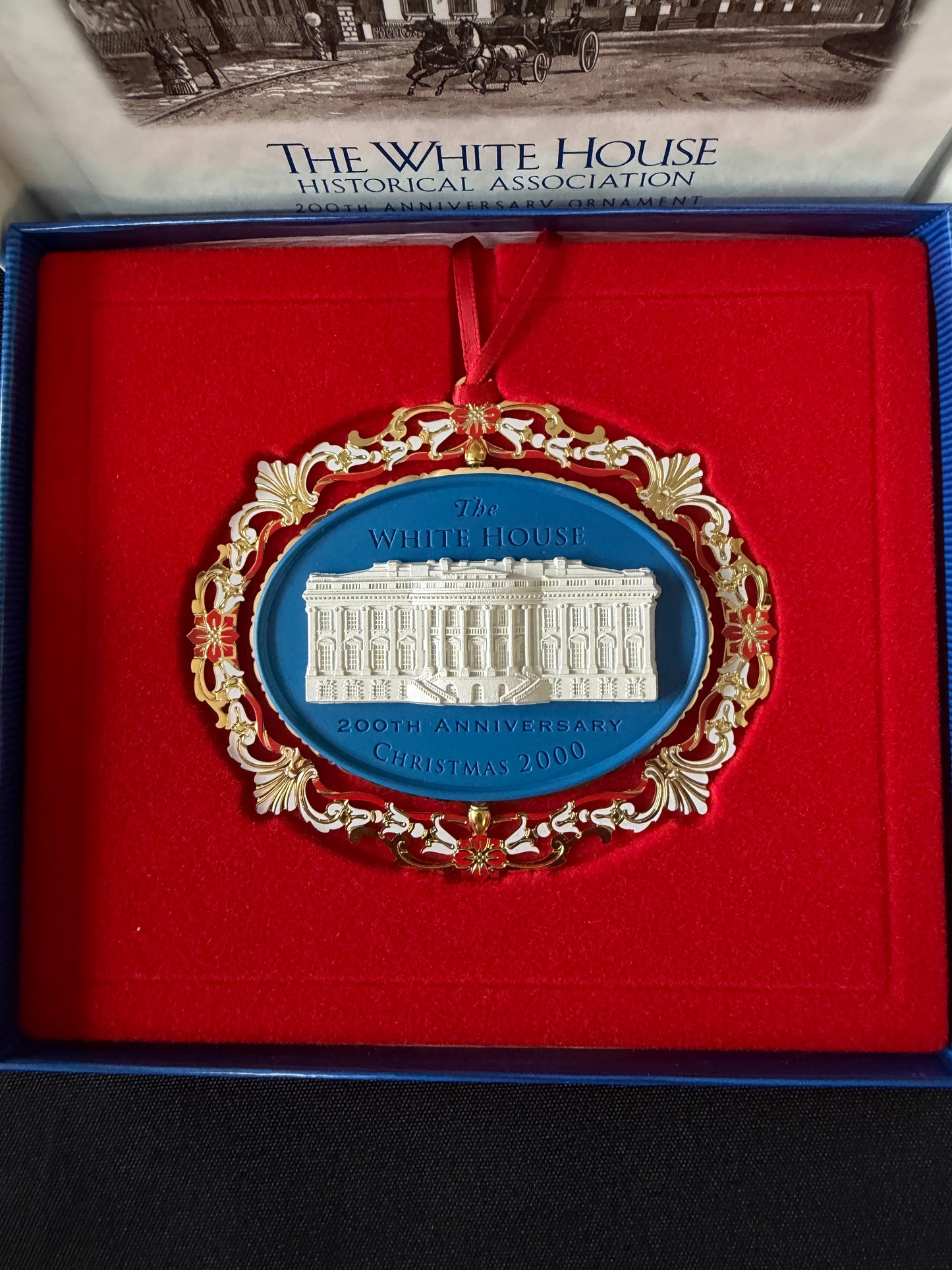 200 Year Anniversary White House Ornament - 1800-2000