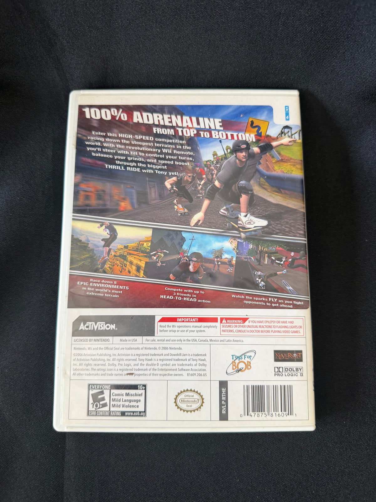 Tony Hawk’s Downhill Jam (Nintendo Wii)