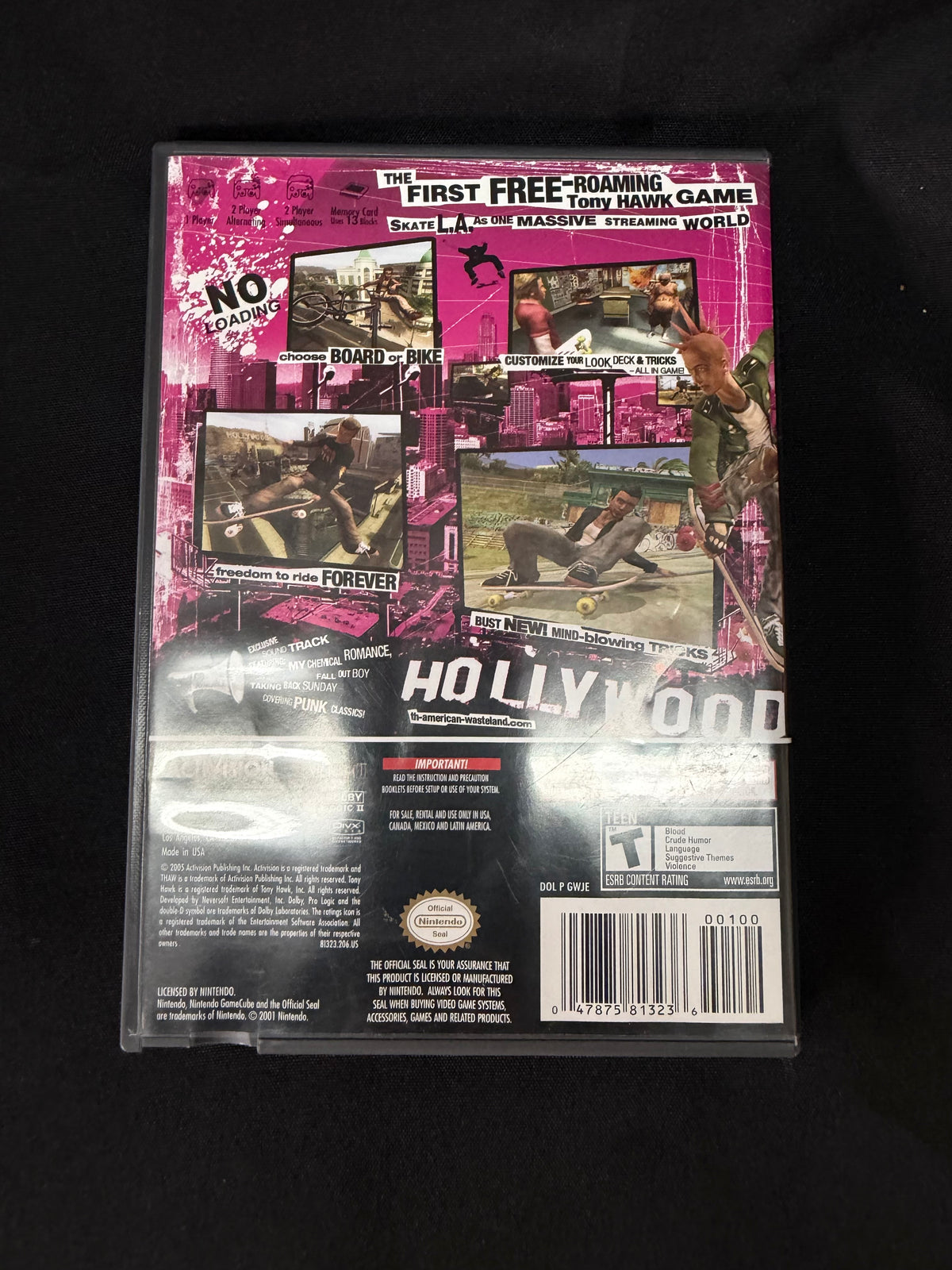 Tony Hawk American Wasteland (Nintendo Game Cube)