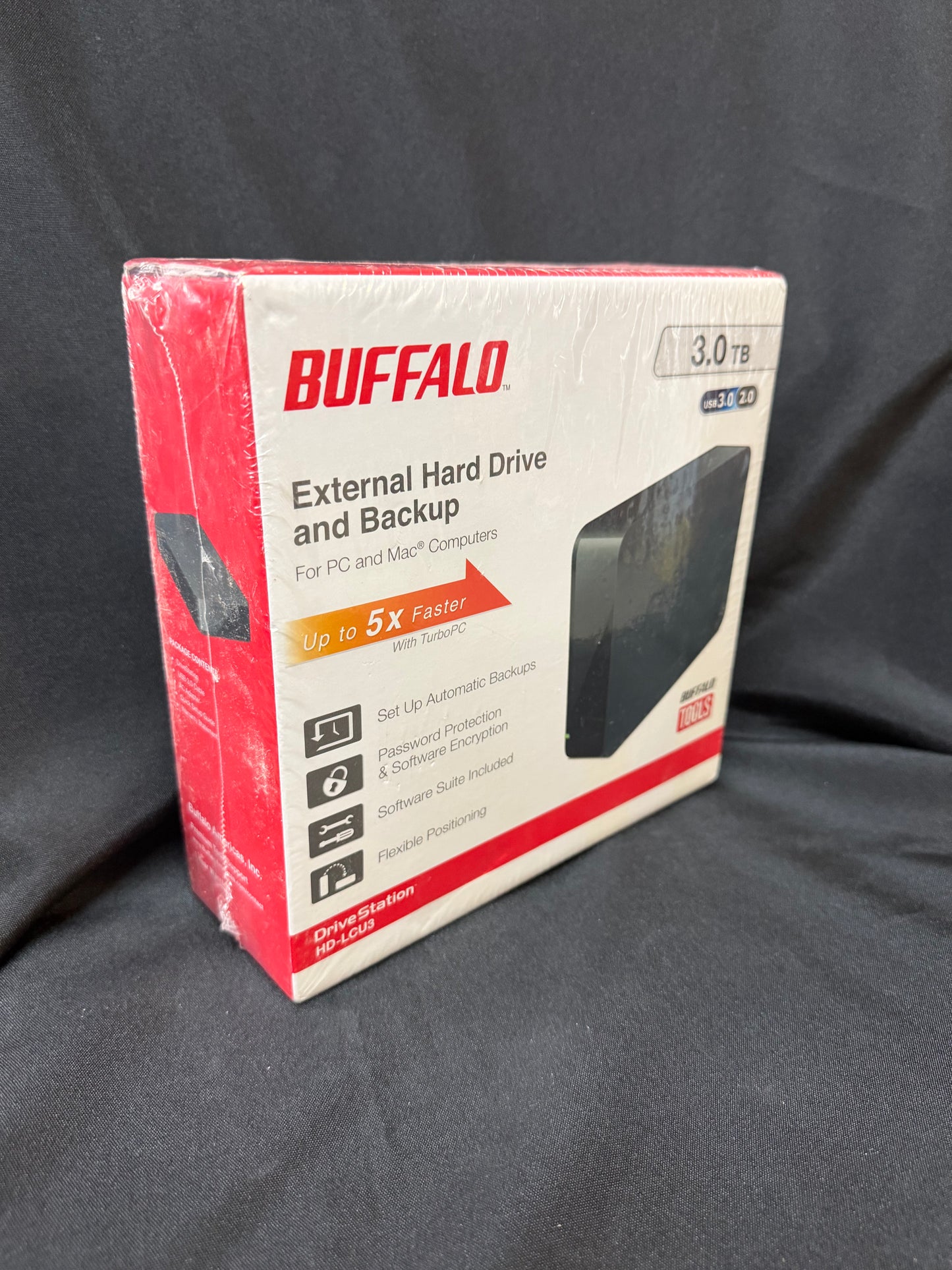 Buffalo DriveStation 3TB External Hard Drive HD-LCU3 – USB 3.0 Backup Storage