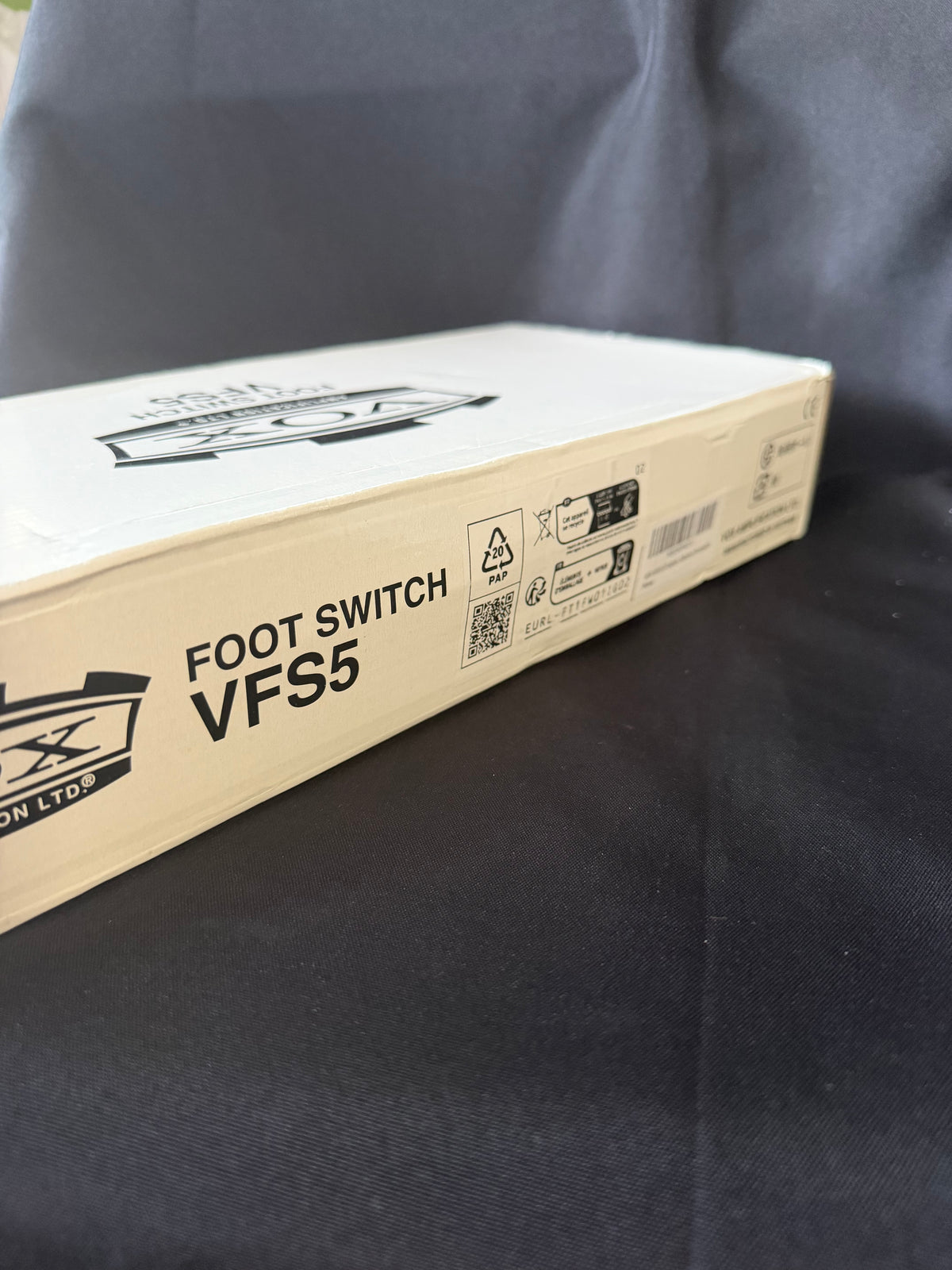 Vox VFS5 — Guitar Amplifier Footswitch, 5-Button Bank/Channel Selector (CH1–CH4)