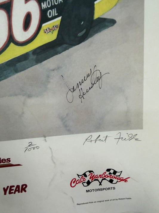 NASCAR #66 Jimmy Hensley 1992 Thunderbird Poster