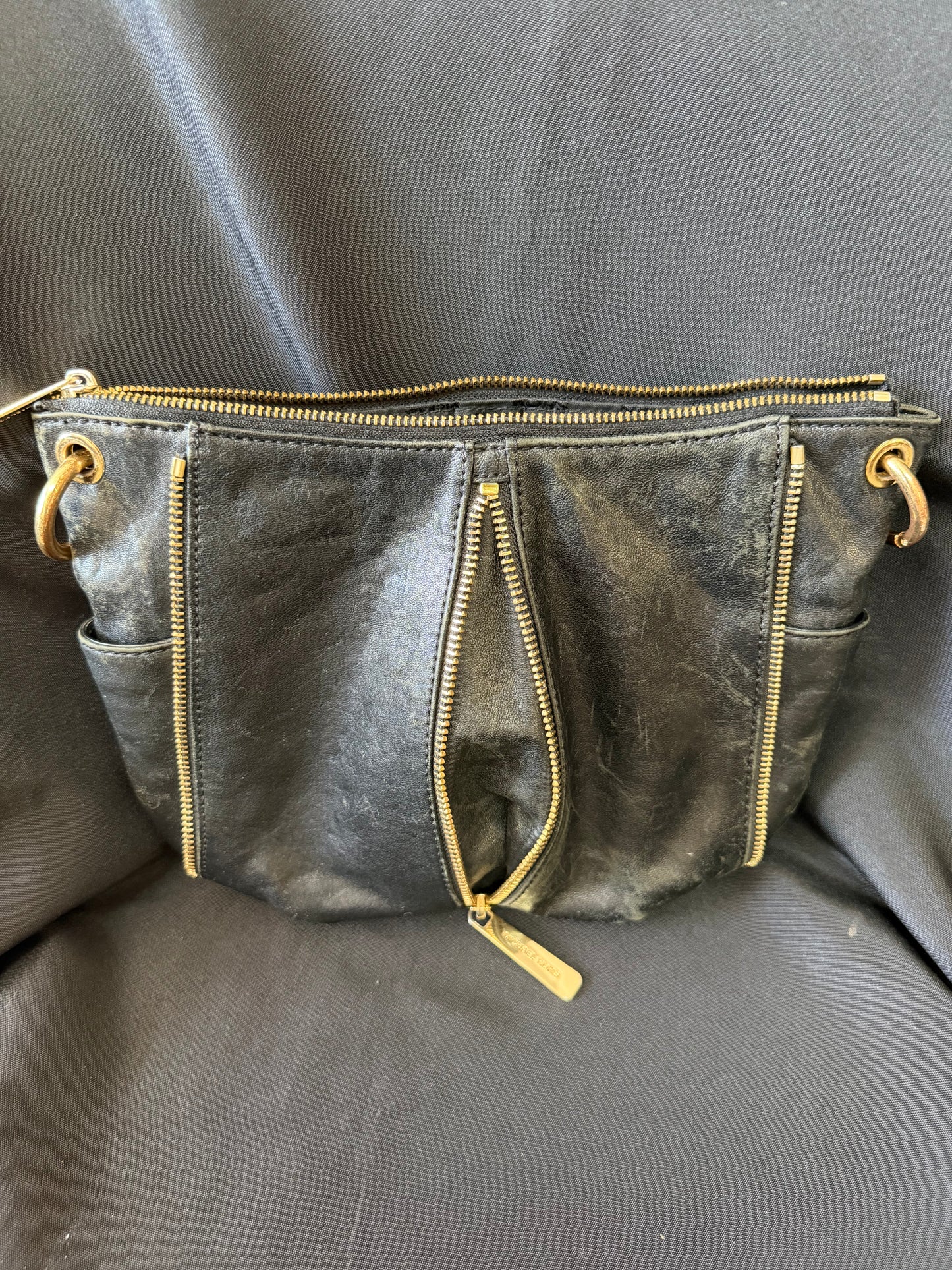 Michael Kors Newman Black Leather Bag