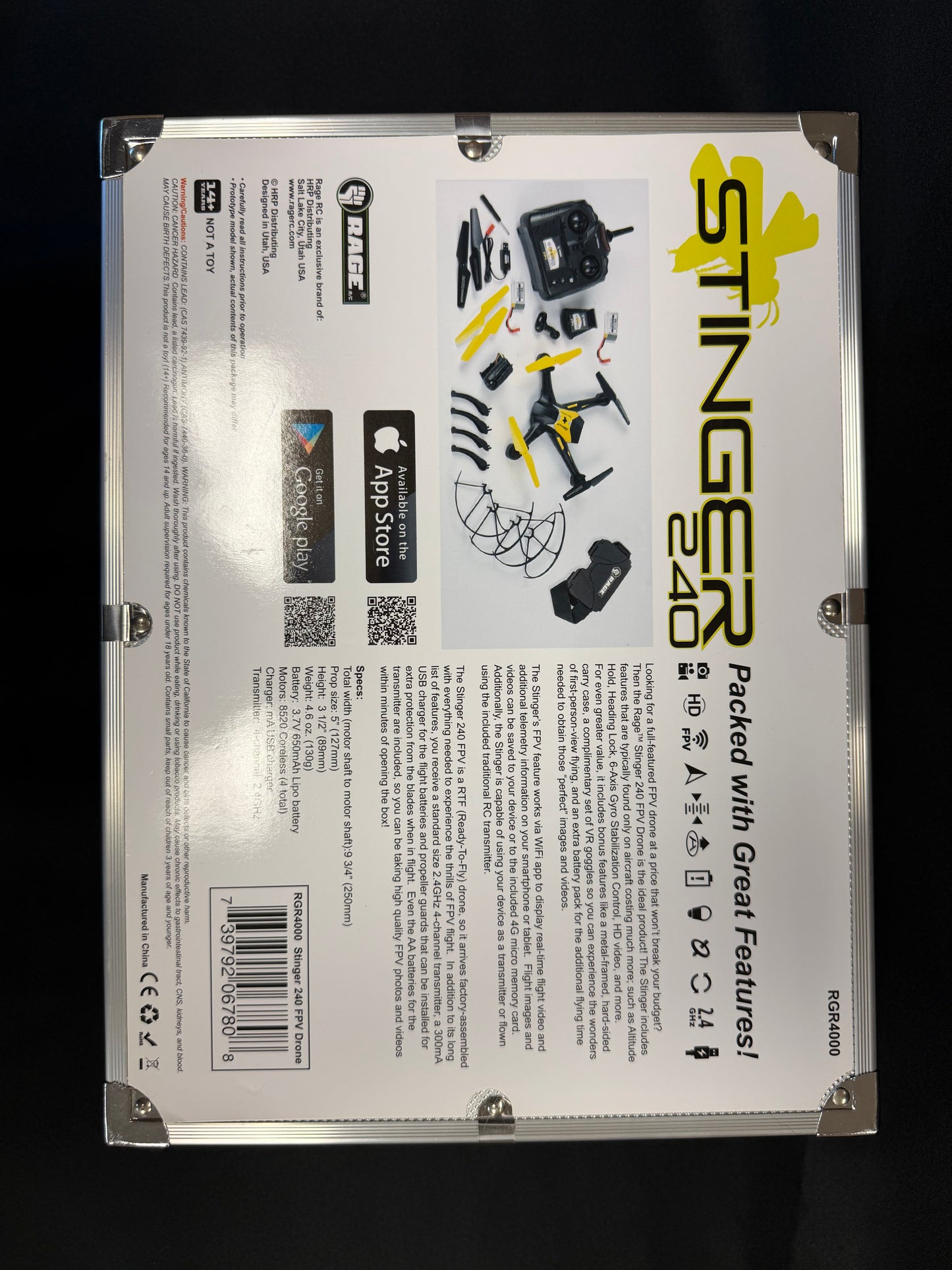 Stinger 240 - WiFi FPV Drone with HD Camera
