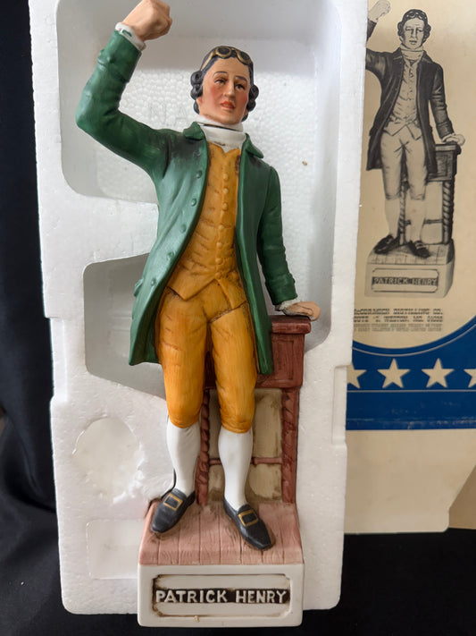 Patrick Henry 1976 McCormick Bicentennial Series Decanter