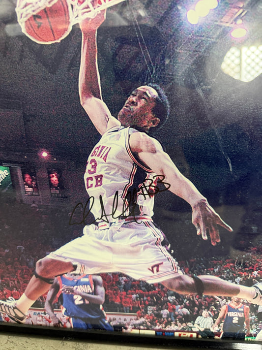 Virginia Tech vs. UVA basketball poster (autographed)