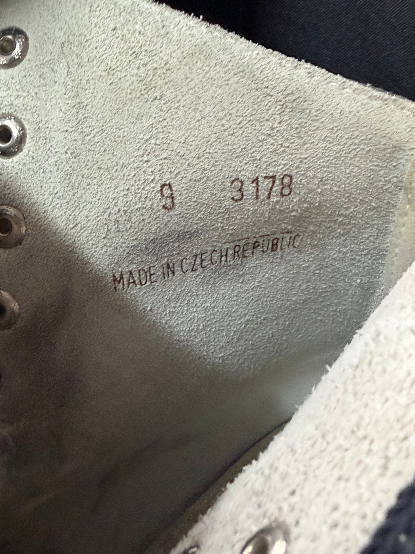 Vintage Lange Gemini Ice Skates – Black & White Figure Skates