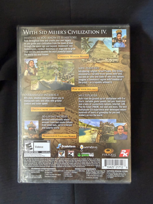 Sid Meier's Civilization IV - Game of the Year Edition (4 Total Discs)