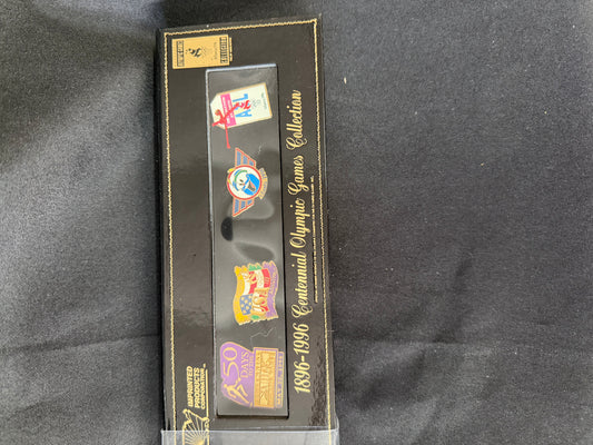 1896 - 1996 Centennial Olympic Games Pins Collection (set of 5)