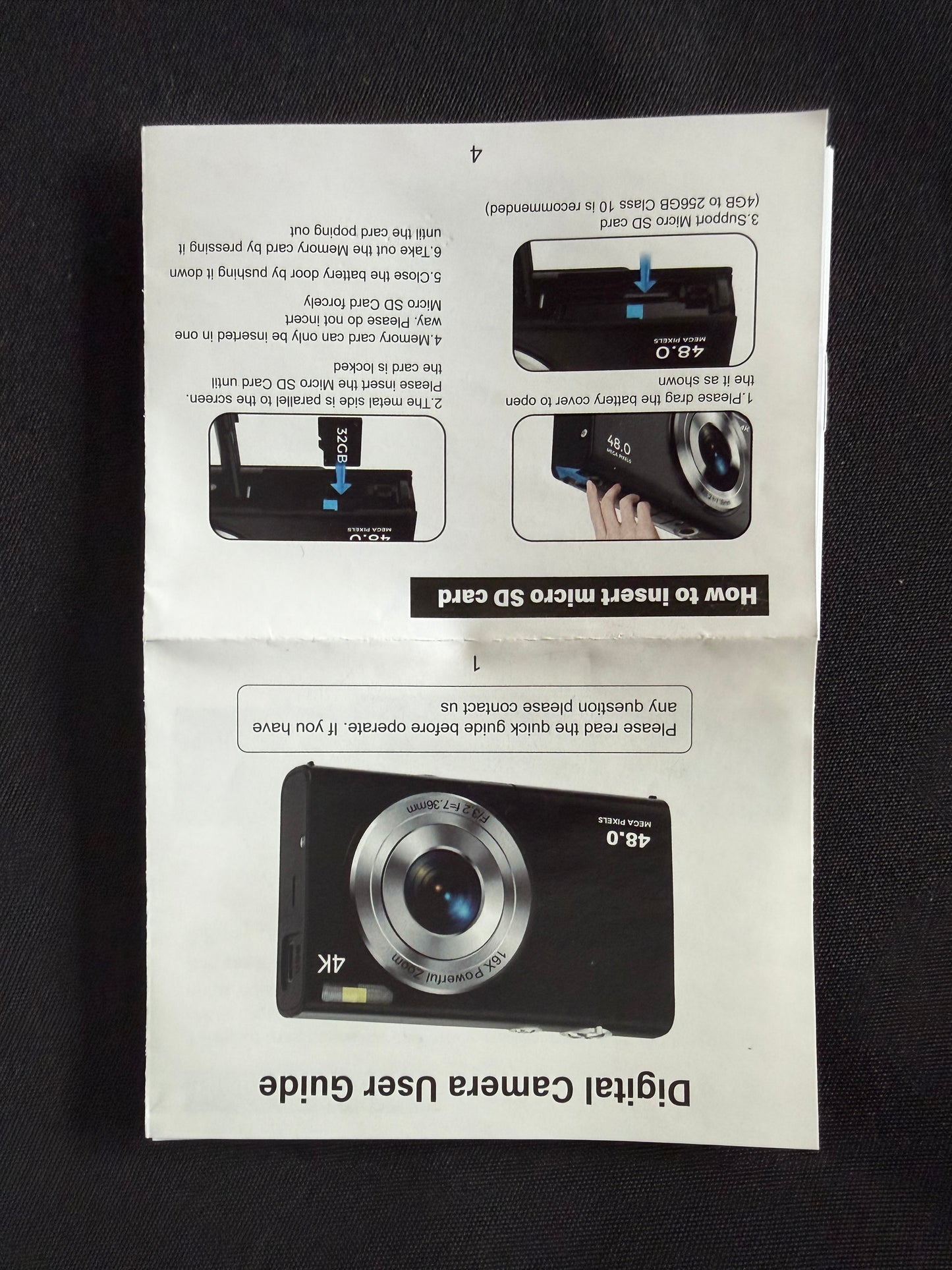 Digital Camera for Teens - 4k 48MP