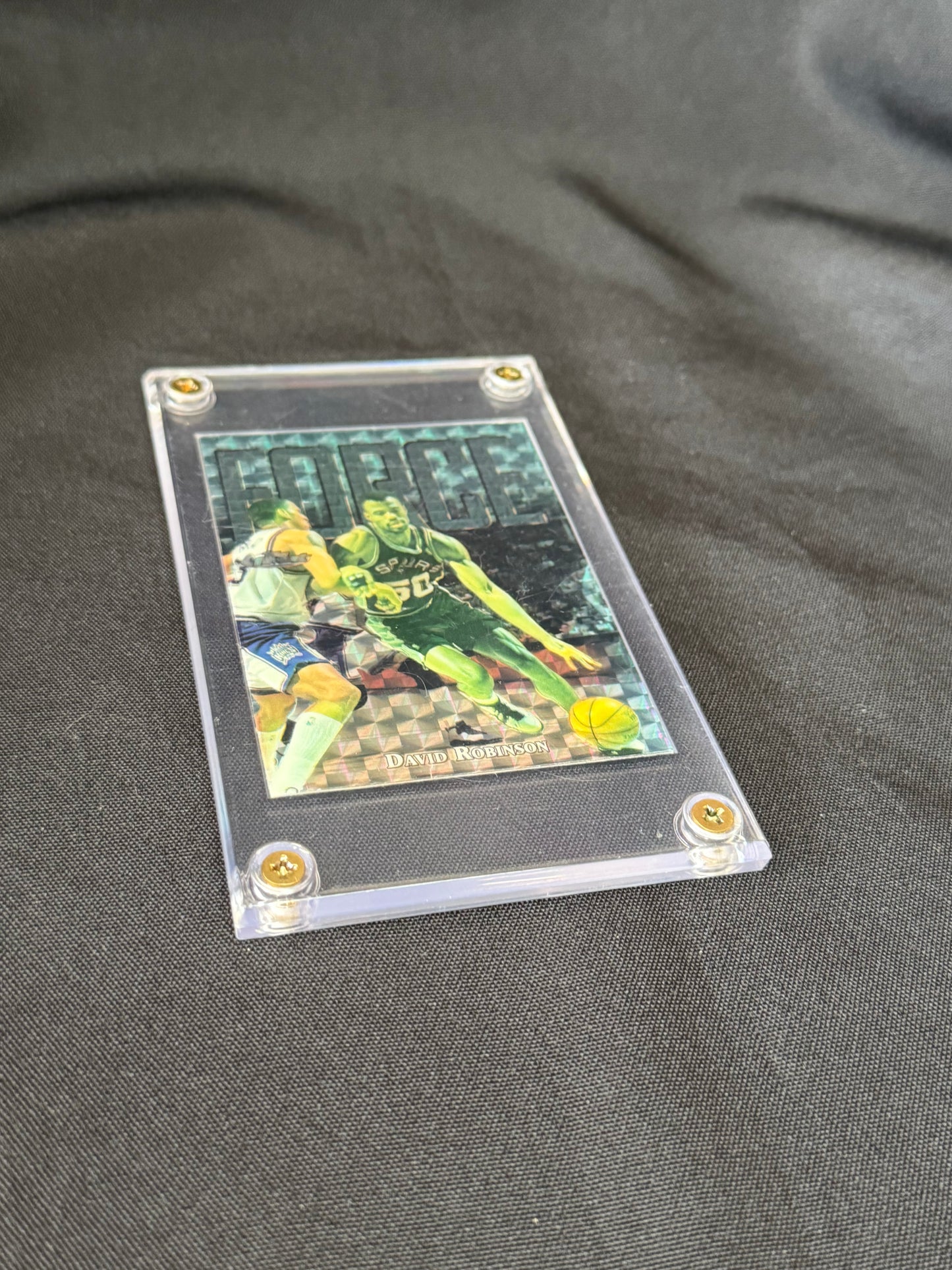 Vintage David Robinson Basketball Card - Finest Refractor Force (1997)