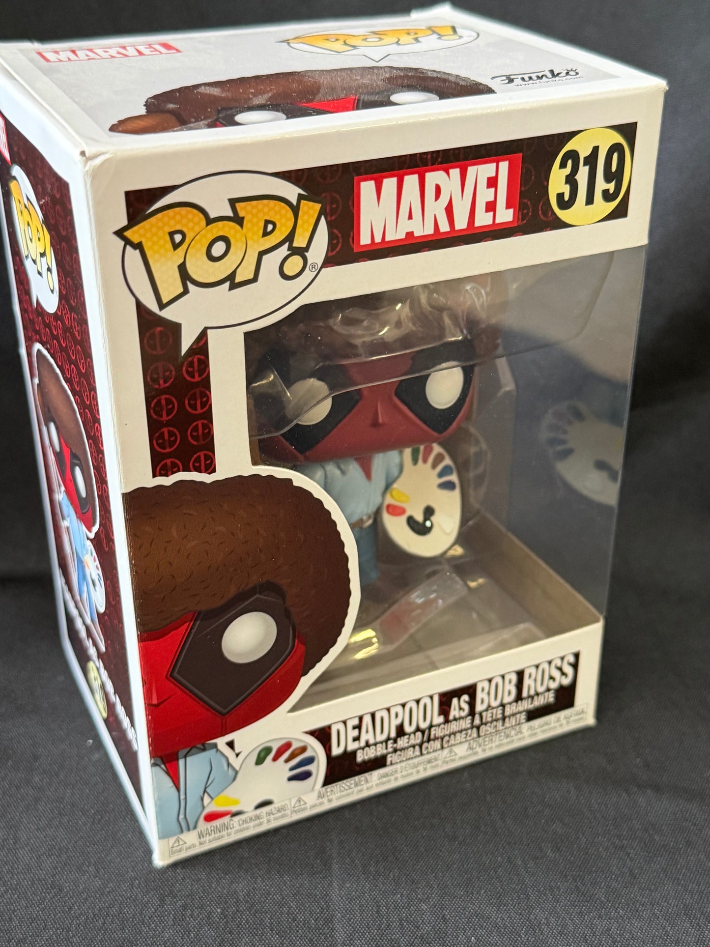 Funko Pop! Marvel — Deadpool as Bob Ross #319