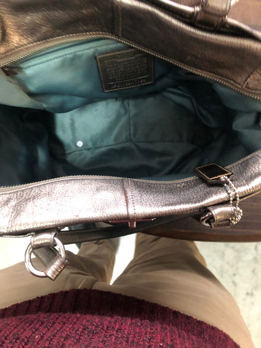 Coach Chelsea Jayden Metallic Carryall