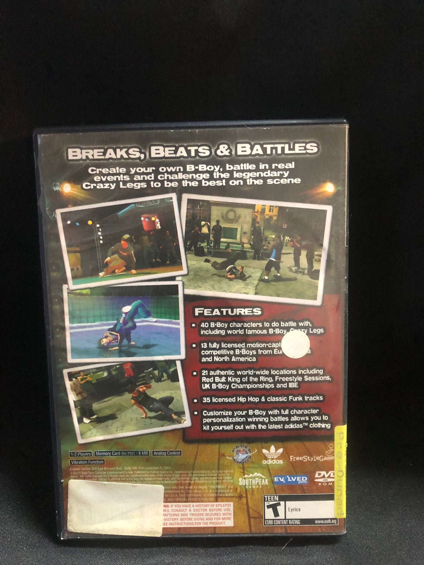 *Tested and Working* B-Boy (PS2)