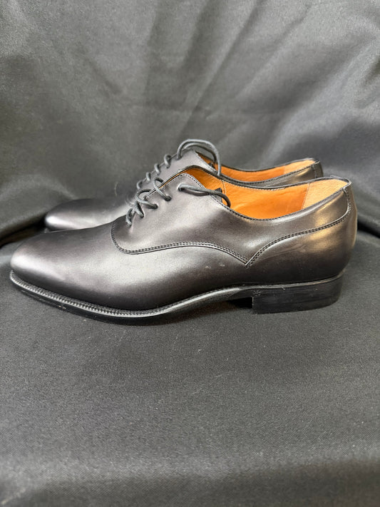 Black Leather Ralph Lauren Oxford Shoes