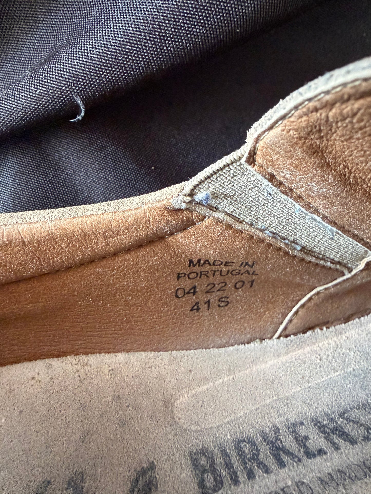 Birkenstock Oswego Suede Slip-On Casual Shoes — Men’s 8.5 (EU 41)