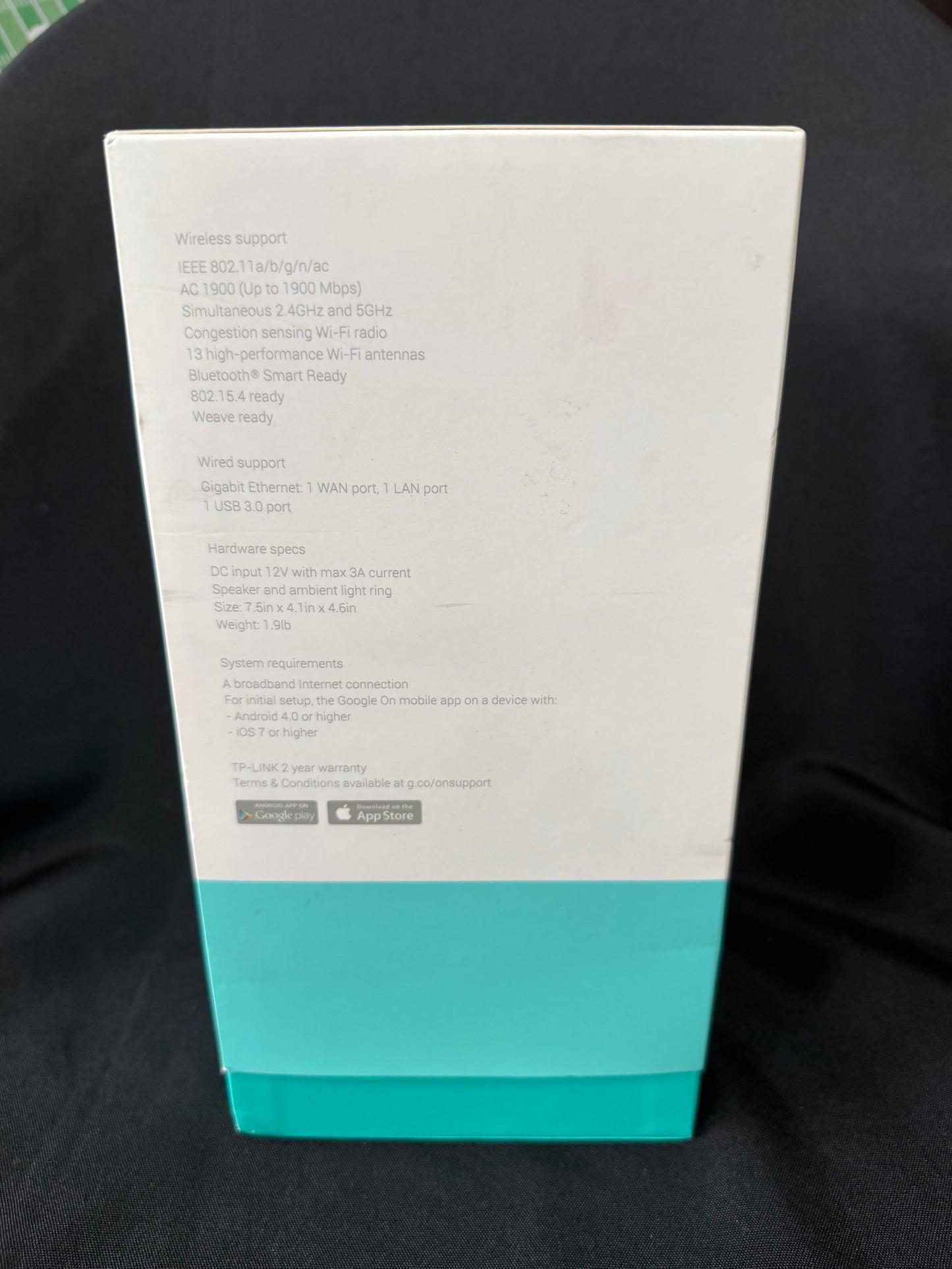 Google TP-Link OnHub WiFi Router – TGR1900