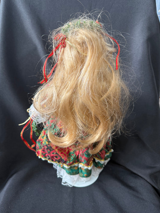"Nicole" Heritage Christmas Doll - with Stand (16")
