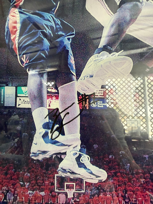 Virginia Tech vs. UVA basketball poster (autographed)