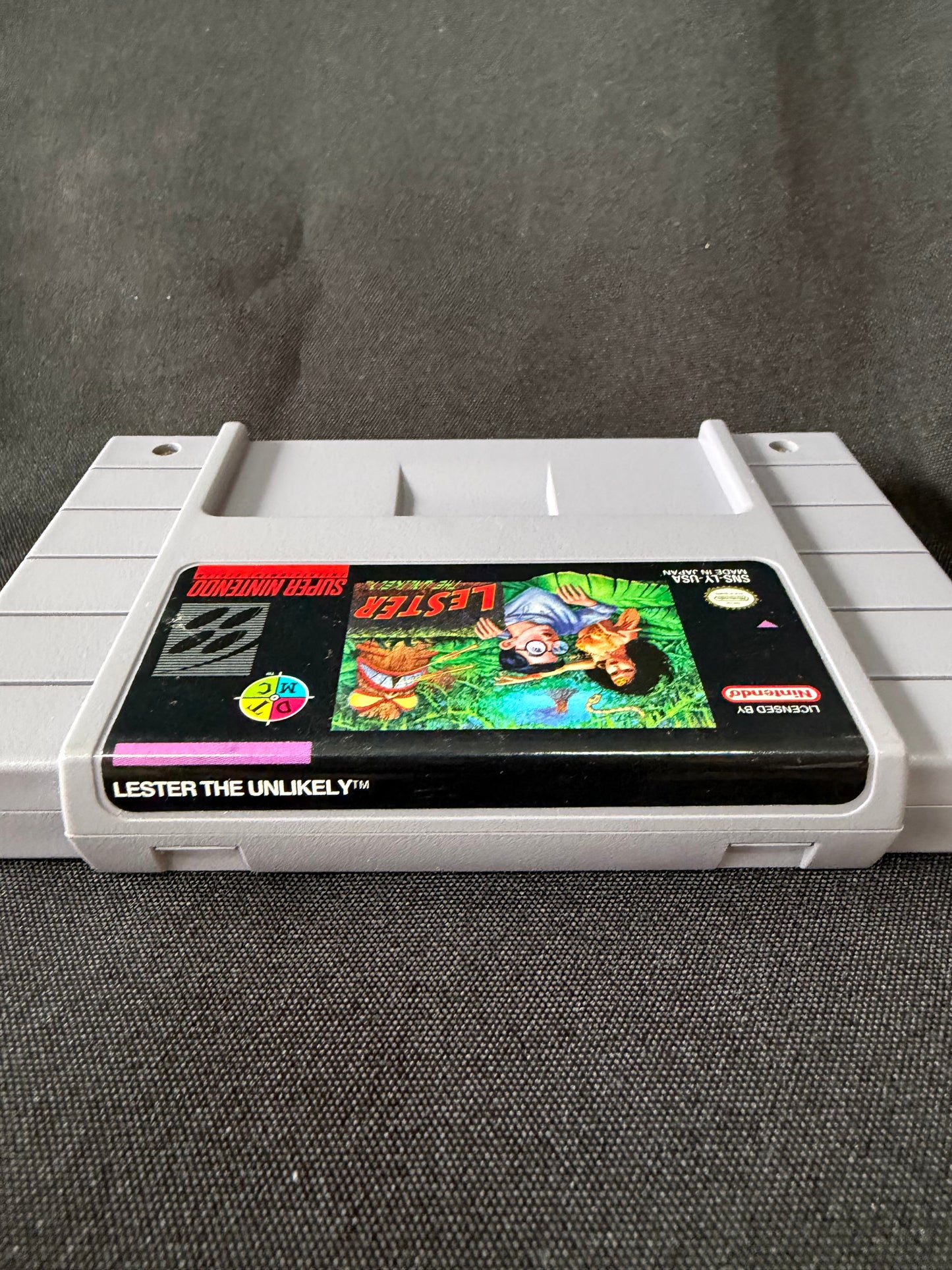 Lester the Unlikely — Super Nintendo (SNES, 1994: Tested & Working)