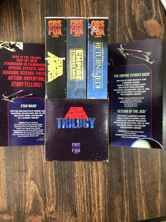 Star Wars Trilogy VHS Box Set