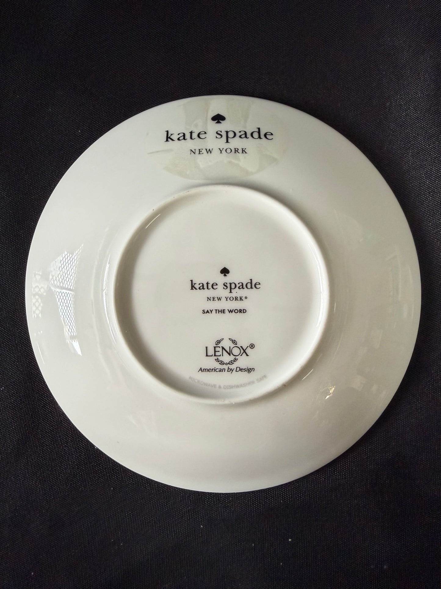 Kate Spade Lenox Exclamation Point Tidbit plates (set of 4)