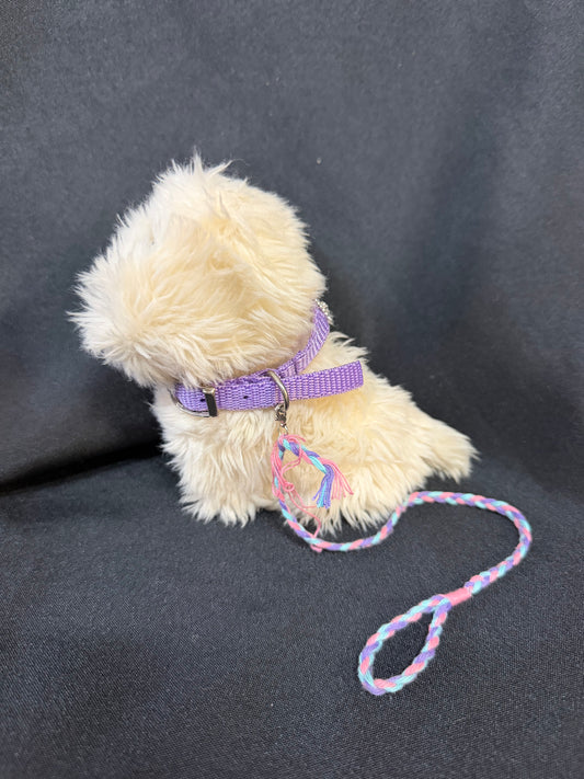 American Girl Doll “Coconut” Dog — With Collar & Leash