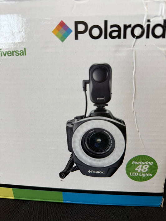 Polaroid Studio Series Macro LED Ring Light – Universal DSLR