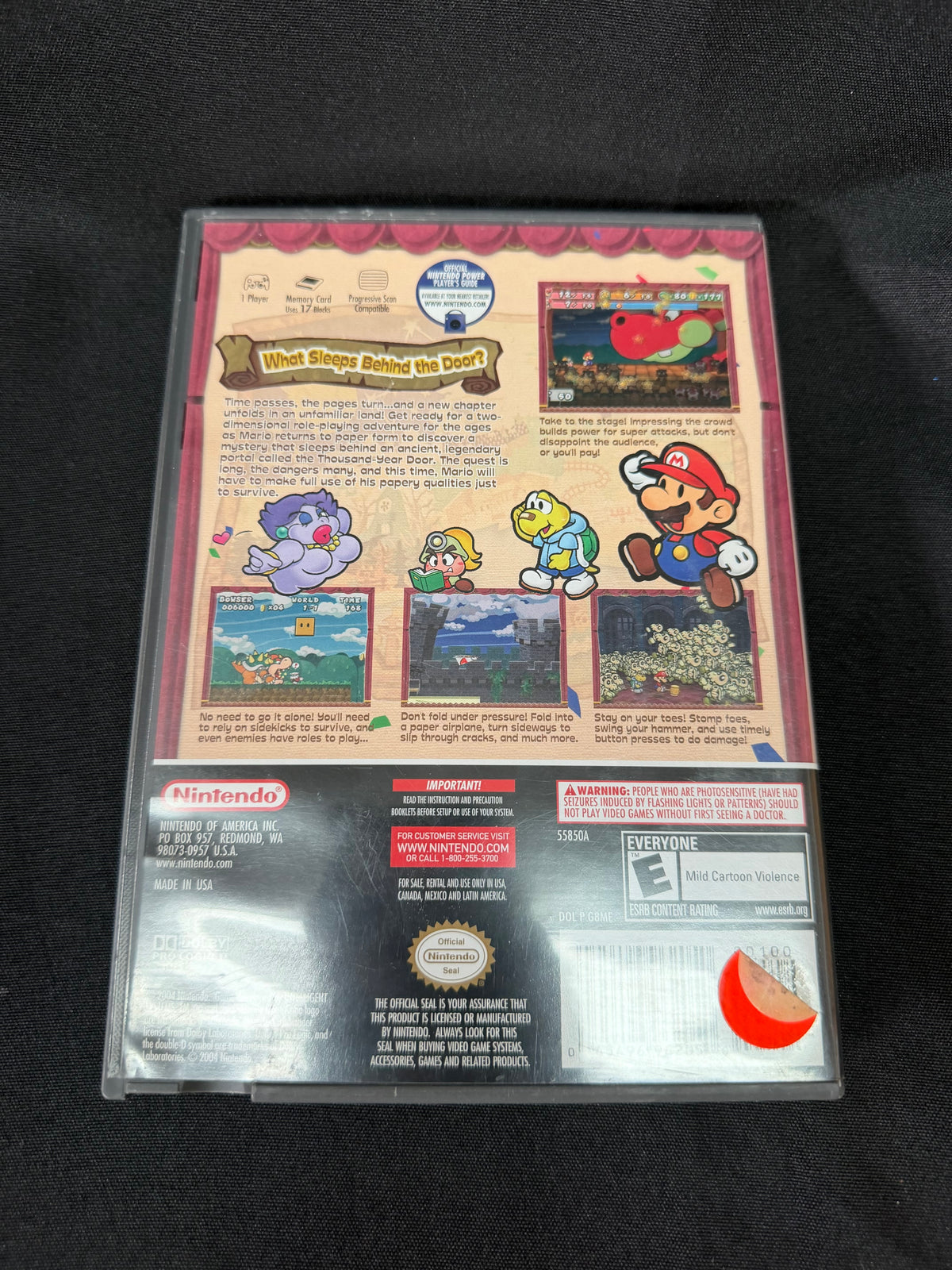Paper Mario and the Thousand Year Door (Nintendo Game Cube)