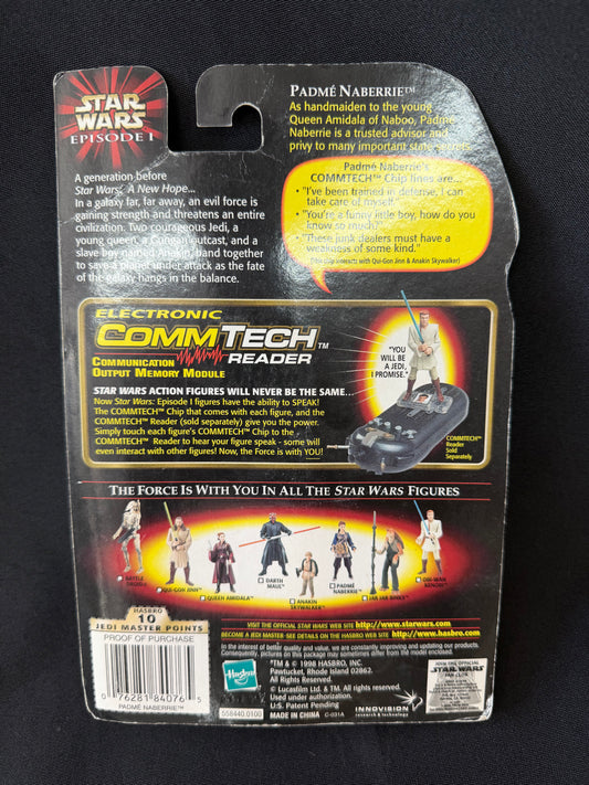 Star Wars Episode 1 — Padme Naberrie Action Figure with CommTech Chip (1998)