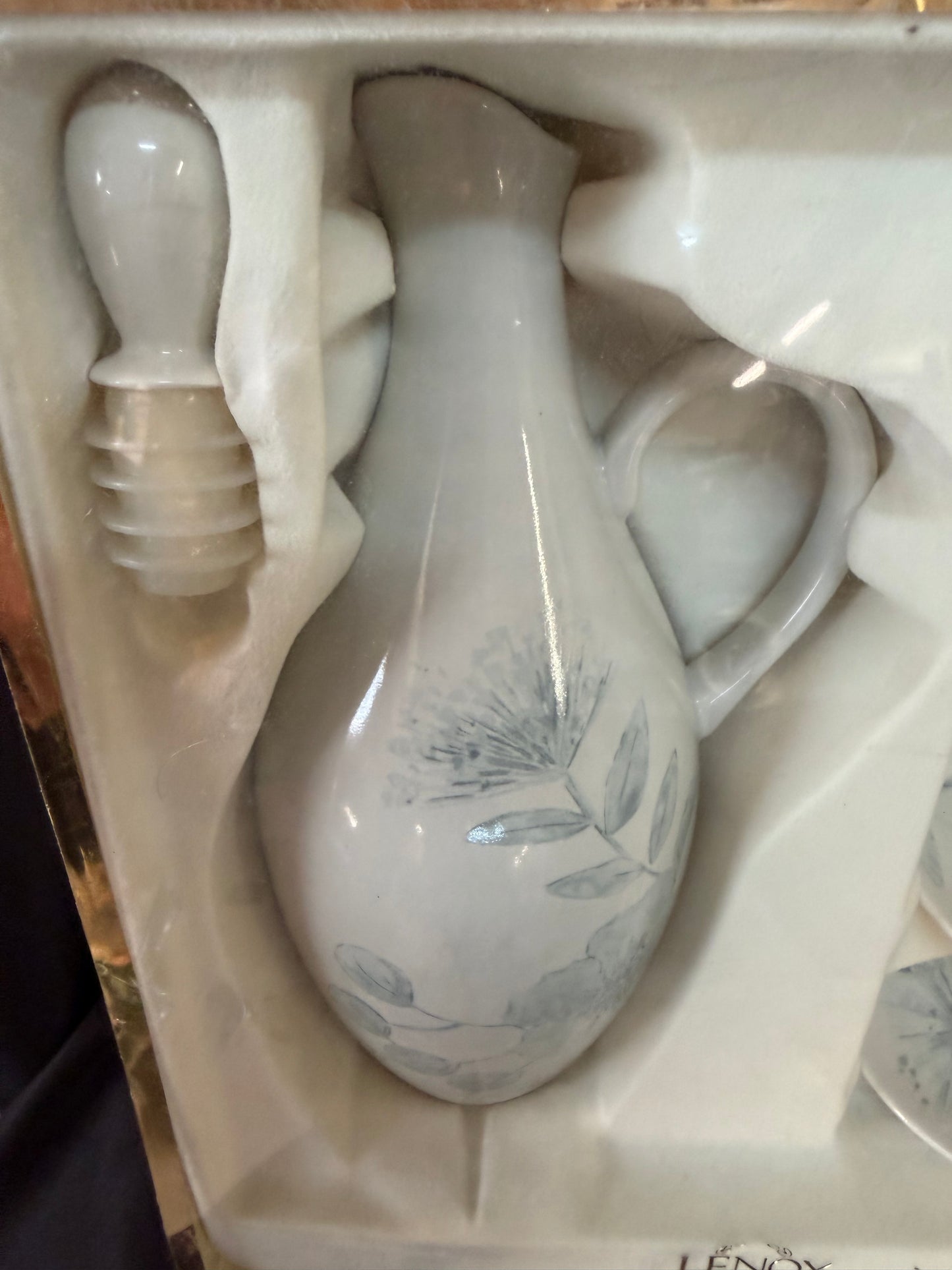 Lenox Dimensions Everyday Thistle Oil Bottle 6-Piece Gift Set — In Original Box