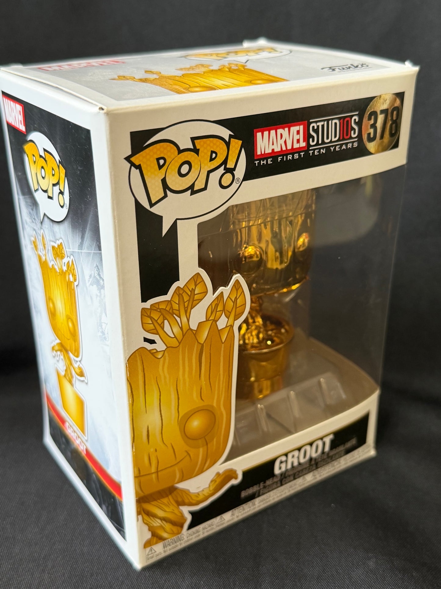 Funko Pop! Marvel Studios — Gold Groot #378