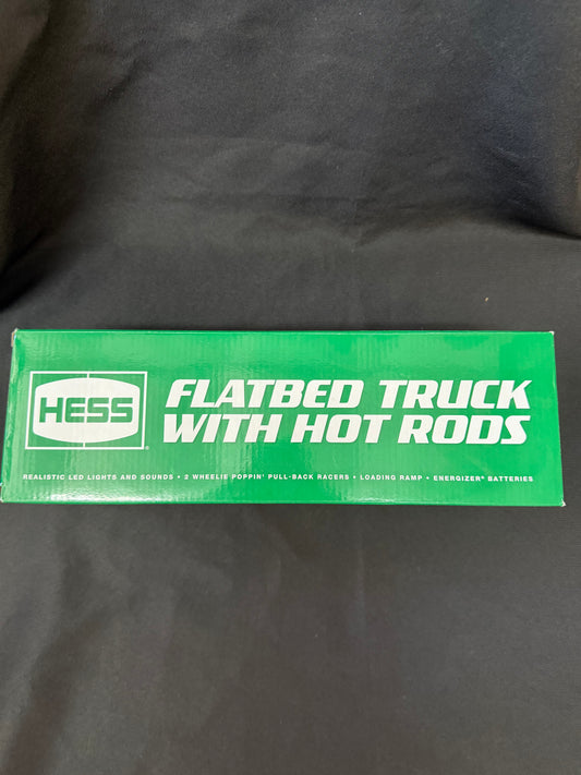 Hess Flatbed Truck with Hot Rods