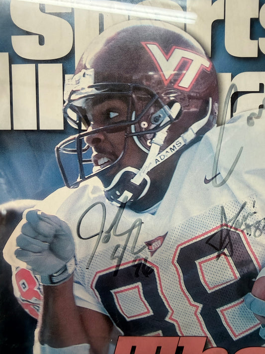 Sports Illustrated 1999 Issue featuring VT Wide Receiver Andre Davis (autographed)
