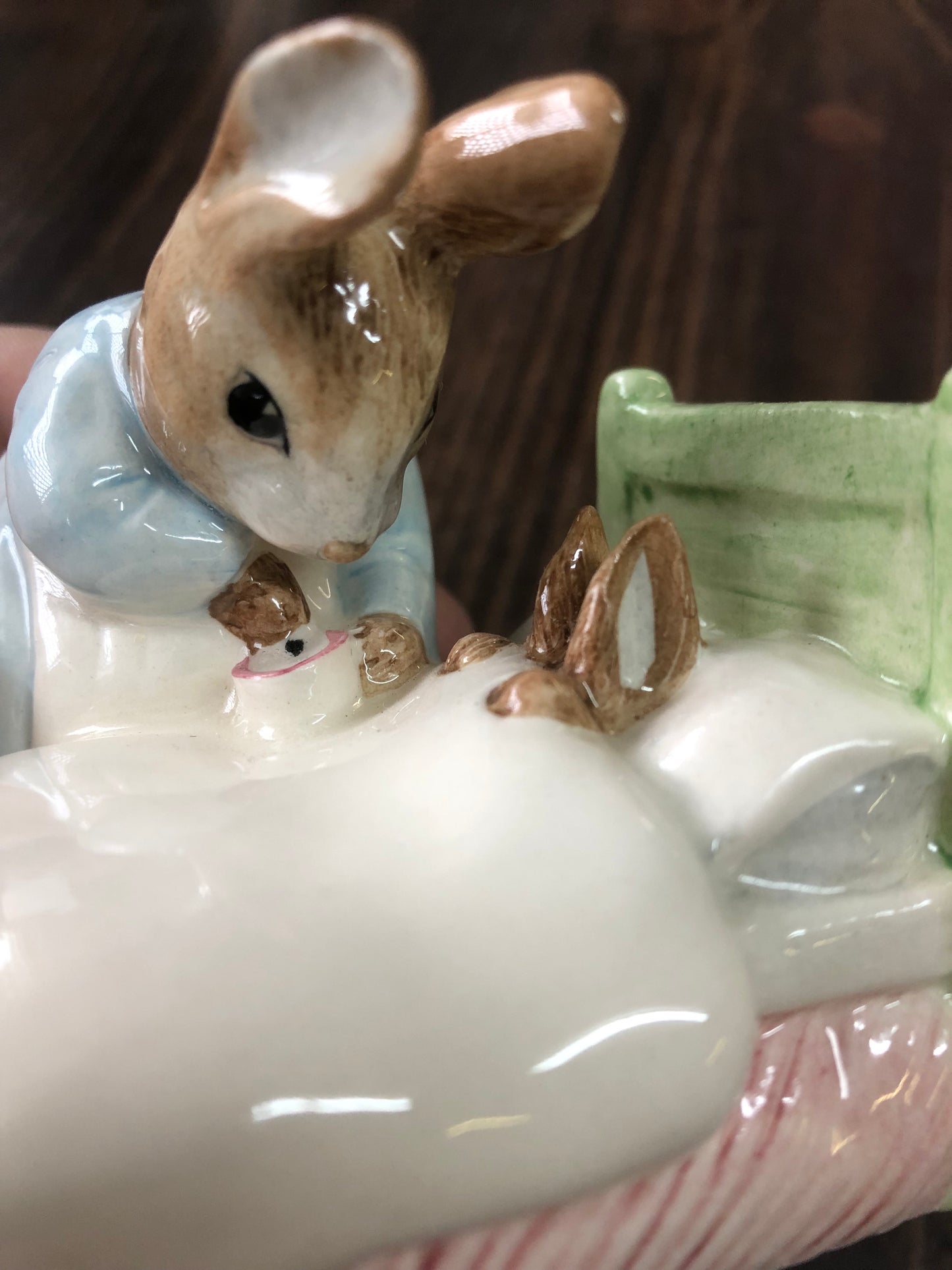 Beswick Royal Doulton Peter Rabbit Figurine - "Peter in Bed"