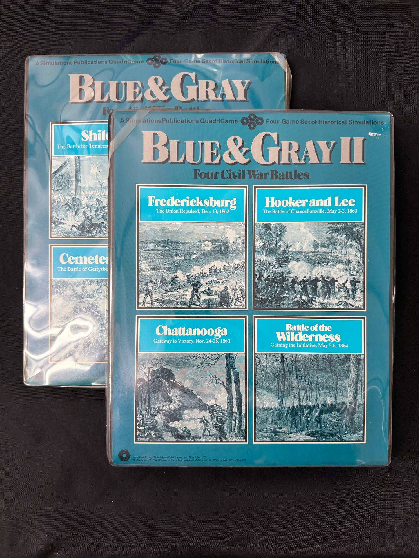 Blue & Gray I + II (SPI board game set)