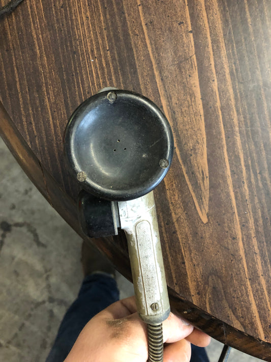 Antique WW2 Era Military Headphones and Microphone