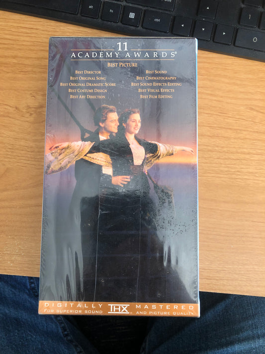 Sealed Oscar Winner "Titanic" VHS