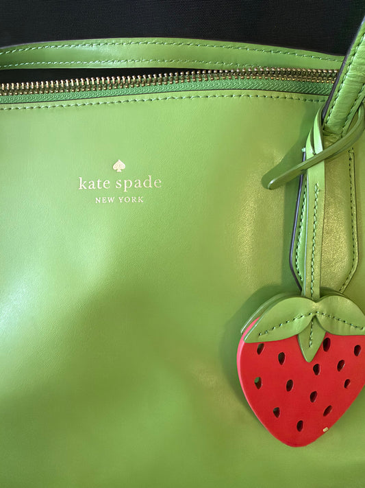 Kate Spade New York — Braelynn Tote, Leather Bag, Turaco Green