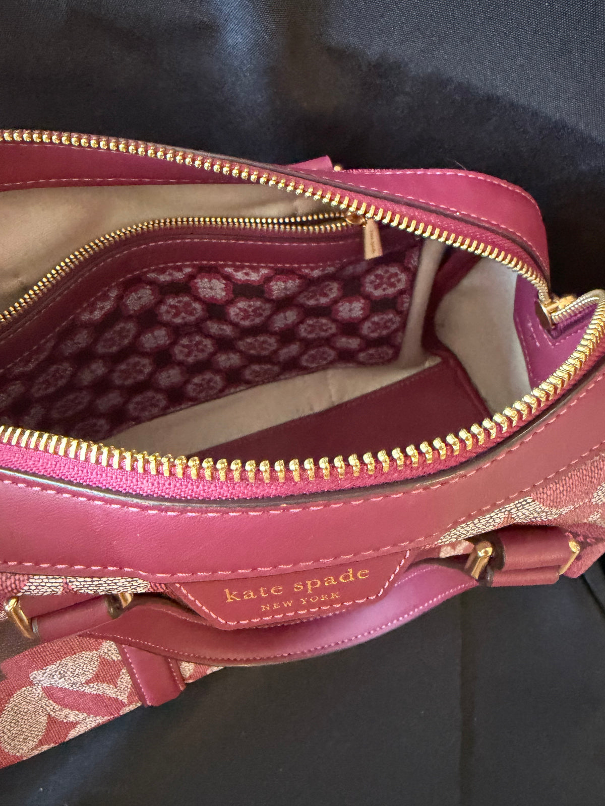 Kate Spade — Flower Monogram Eleanor Medium Satchel