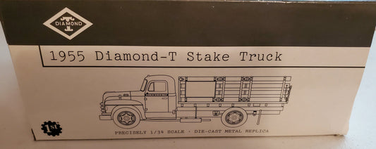 Original Box for the 1955 Diamond-T Stake Truck, precisely 1/34 scale