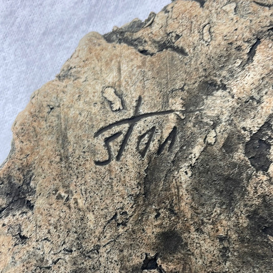 Vintage Stan Langtwait Clay Plaque Deer