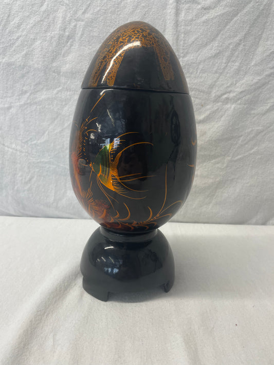 Vintage Vietnamese Wooden Storage Box