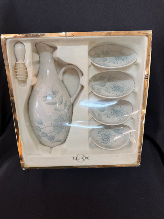 Lenox Dimensions Everyday Thistle Oil Bottle 6-Piece Gift Set — In Original Box