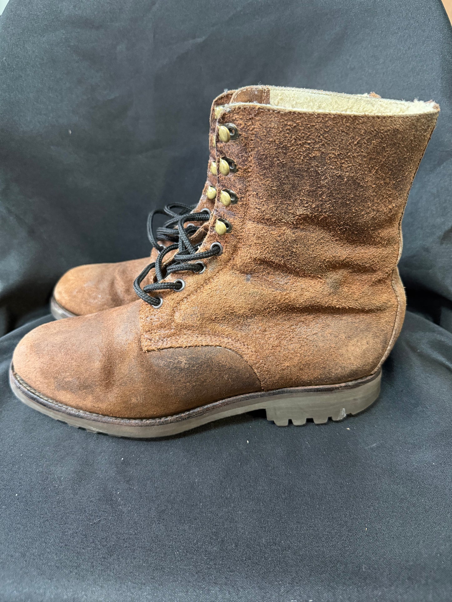 Ralph Lauren Lace-up Leather Work Boots