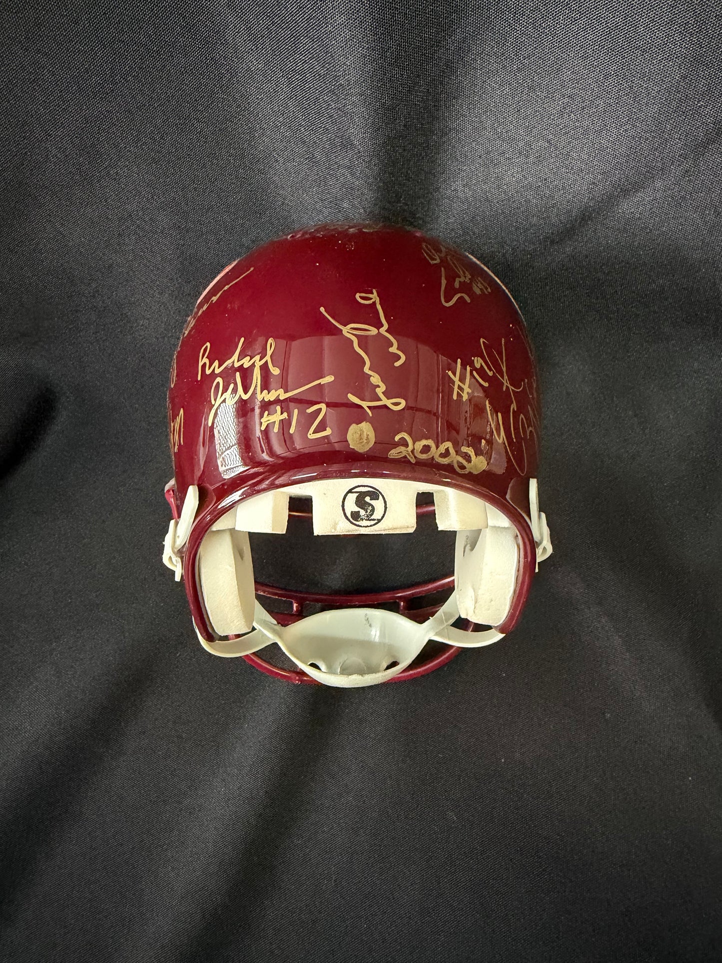 Virginia Tech Collectible Mini-Helmet with Signatures