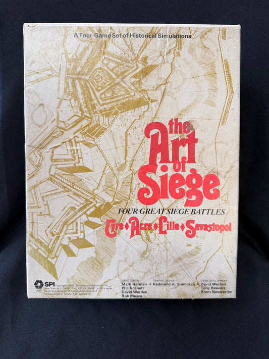 Art of Siege: Four-Game set of Historical Simulations (SPI)