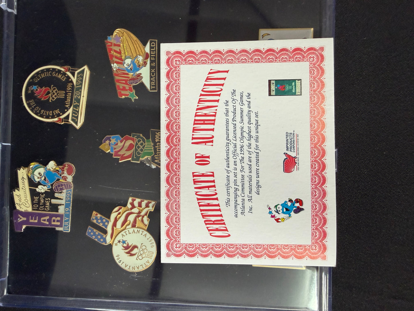 1996 Olympic Games Collectors Pin Set