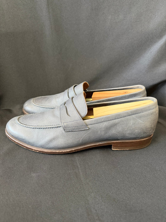 Fratelli Rossetti — Light Blue Leather Loafers (Size 7.5)